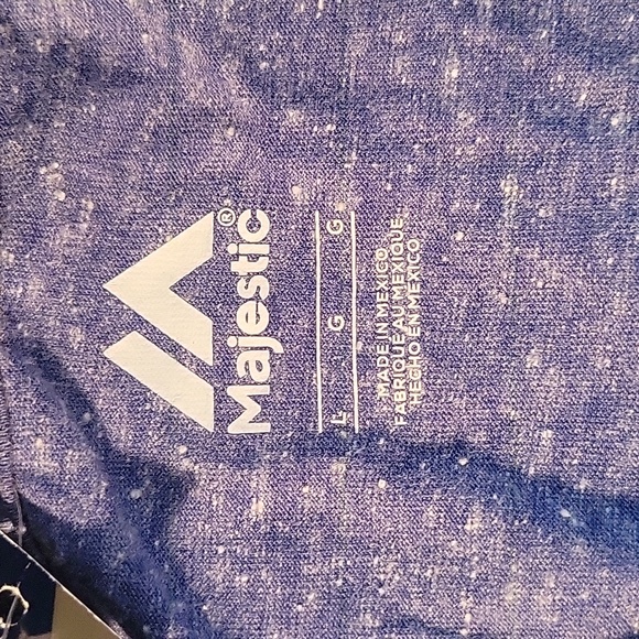 Majestic Dodgers Nation Short Sleeve  T-Shirt, Size: L, NWT - Picture 8 of 9